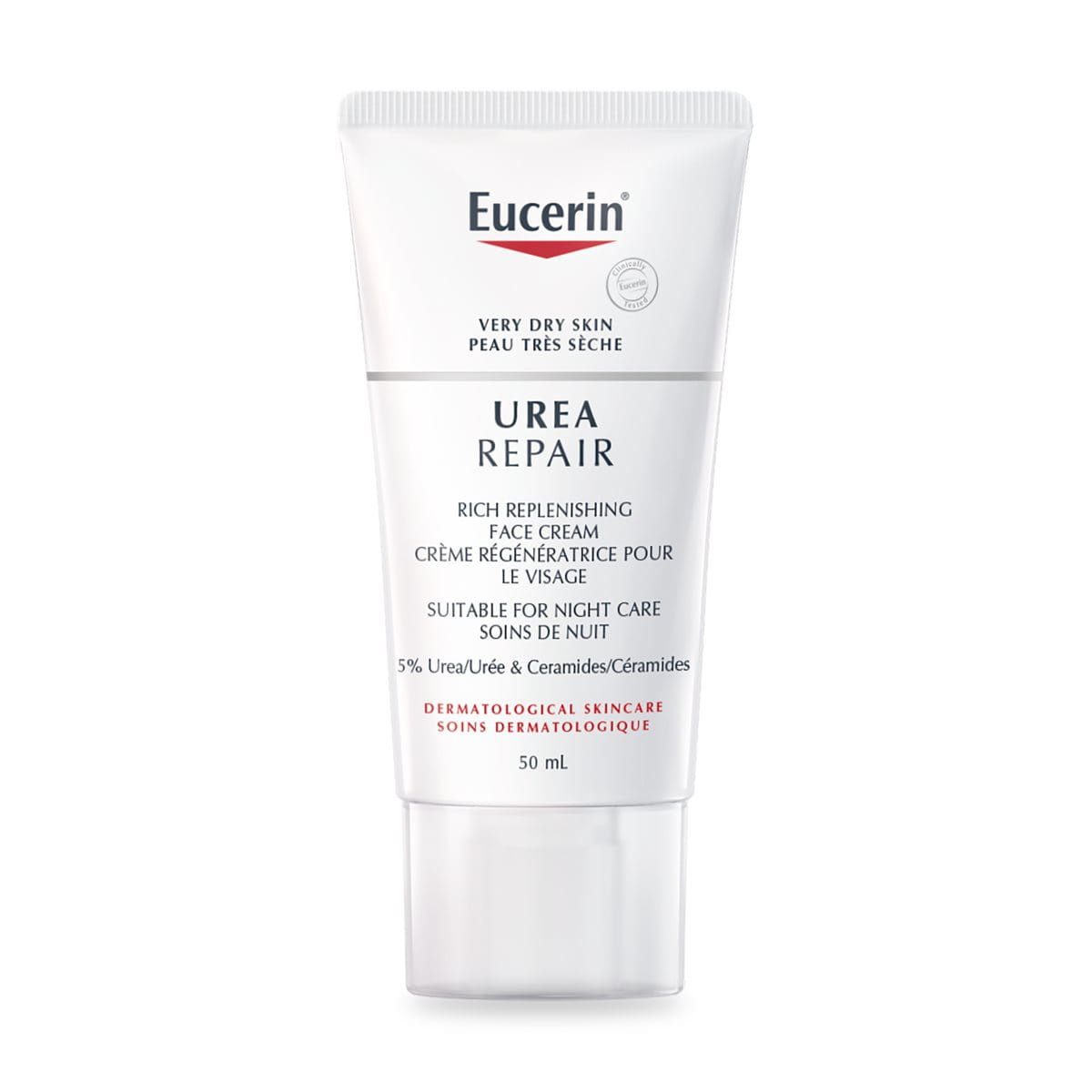 UreaRepair Rich Replenishing Face Cream 5 Urea 50ml Dry Skin Eucerin